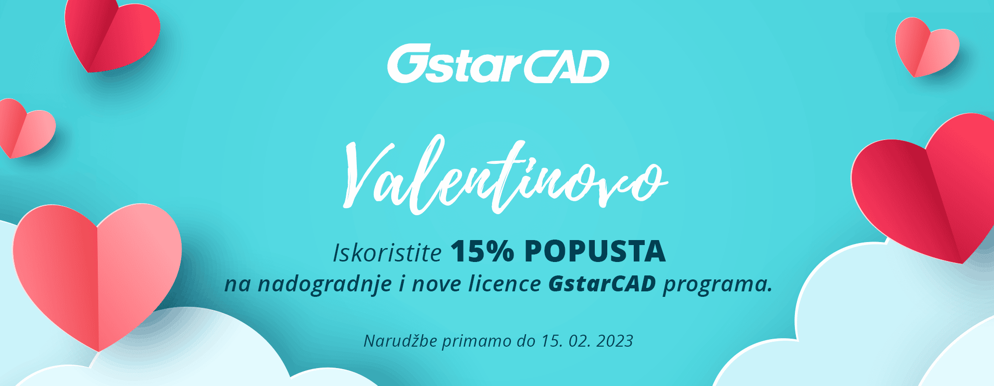 Gstarcad - Valentinovo Promocija 2023